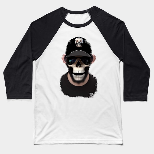 skull monkey Baseball T-Shirt by Mammoths